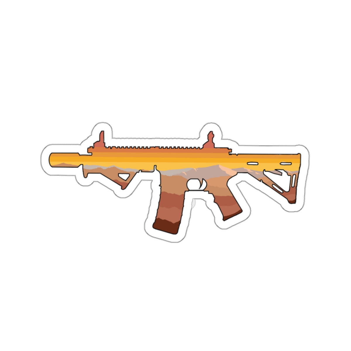 Short Barrel AR...Golden Sunrise