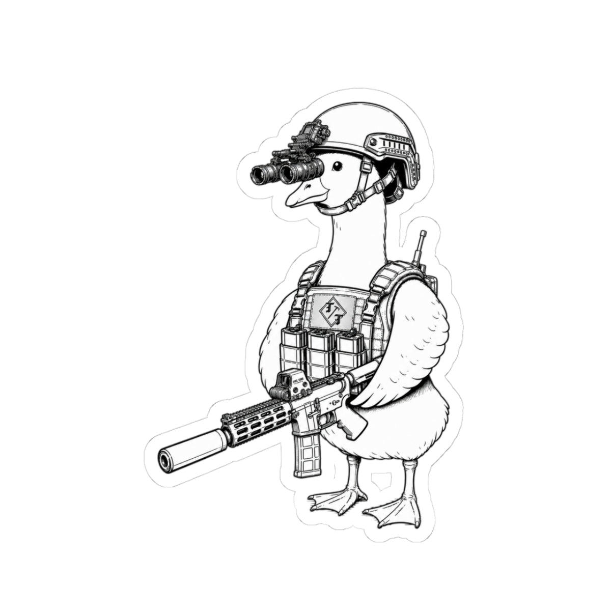 Tactical Goose Sticker