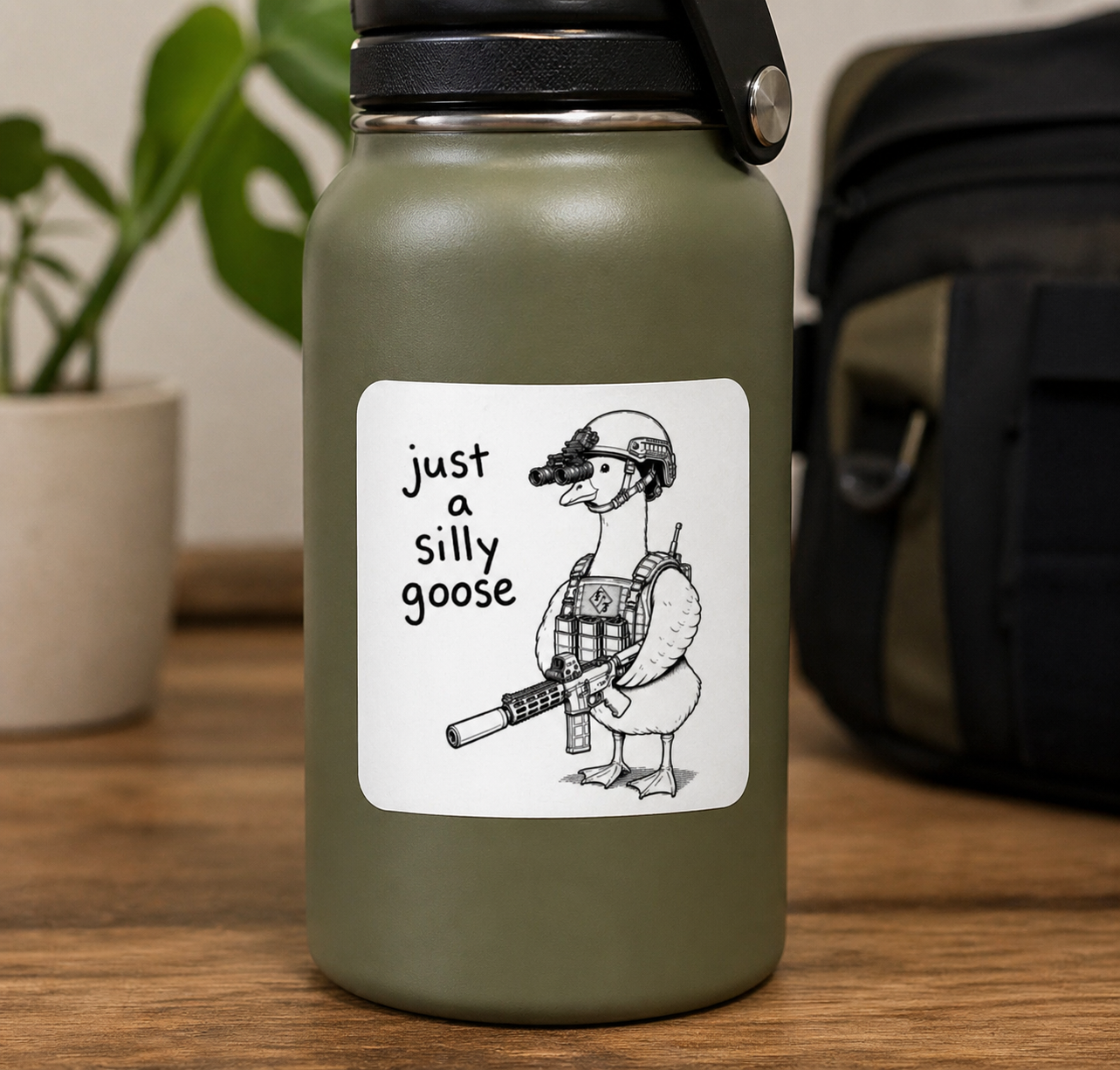 Just a Silly Goose Sticker